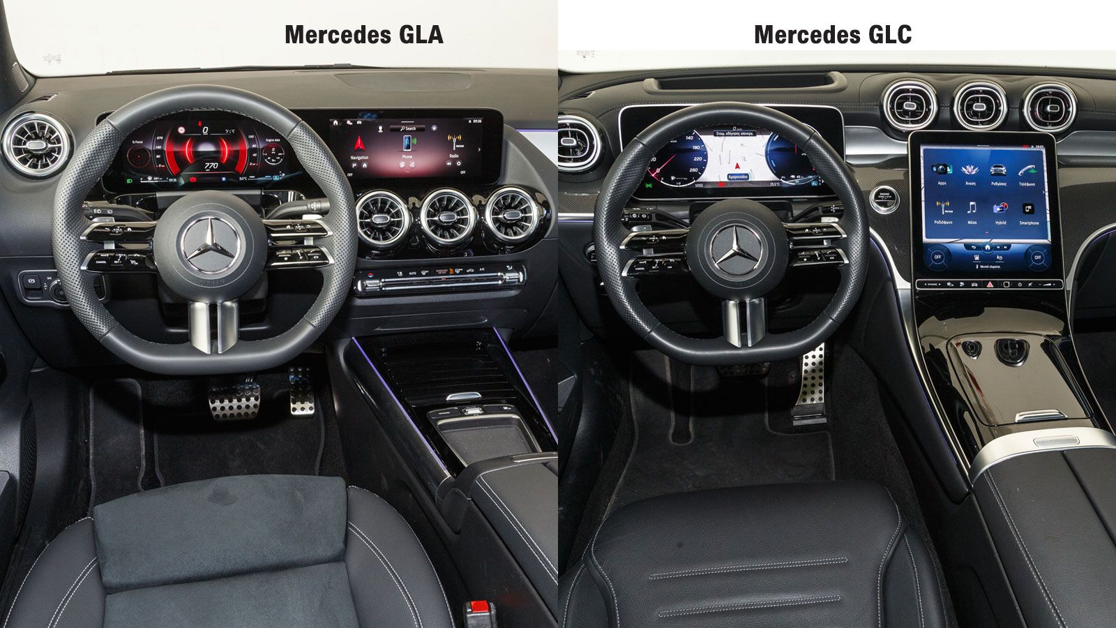 Οι Mercedes GLA και Mercedes GLC είναι τα μοντέλα που εκφράζουν καλύτερα τη σύγχρονη ταυτότητα της Mercedes, ξεχωρίζοντας για την τεχνολογία τους, τον